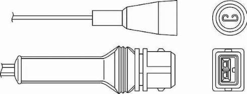 BorgWarner (BERU) OZH046 - Αισθητήρας λάμδα spanosparts.gr
