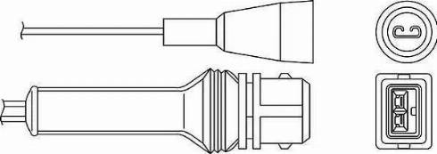 BorgWarner (BERU) OZH003 - Αισθητήρας λάμδα spanosparts.gr