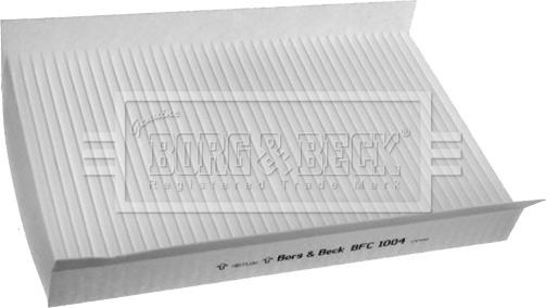 Borg & Beck BFC1004 - Φίλτρο, αέρας εσωτερικού χώρου www.spanosparts.gr