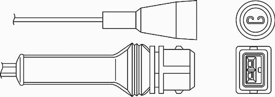 BorgWarner (BERU) 0 824 010 004 - Αισθητήρας λάμδα spanosparts.gr