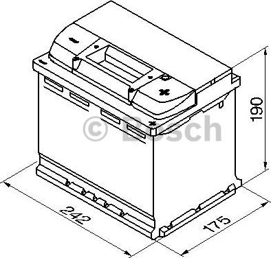 BOSCH 0 092 S40 050 - Μπαταρία εκκίνησης spanosparts.gr