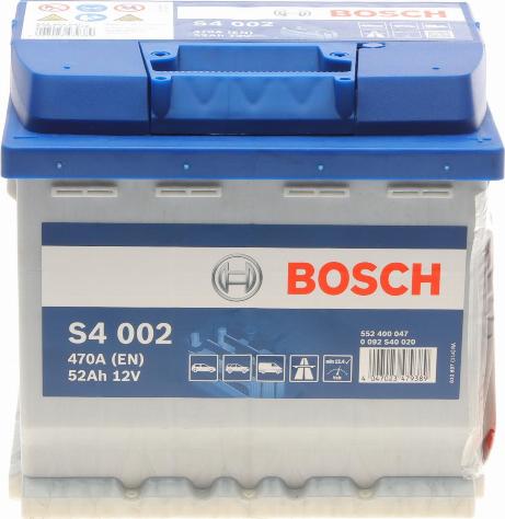 BOSCH 0 092 S40 020 - Μπαταρία εκκίνησης spanosparts.gr