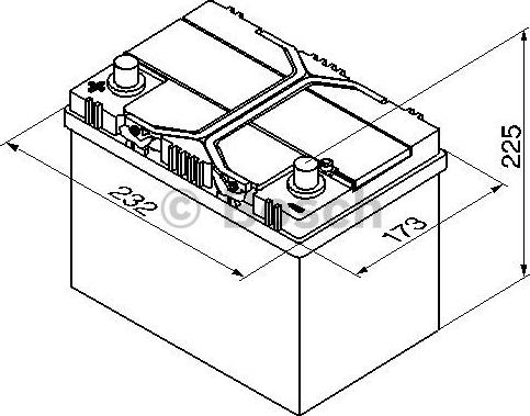 BOSCH 0 092 S40 250 - Μπαταρία εκκίνησης spanosparts.gr