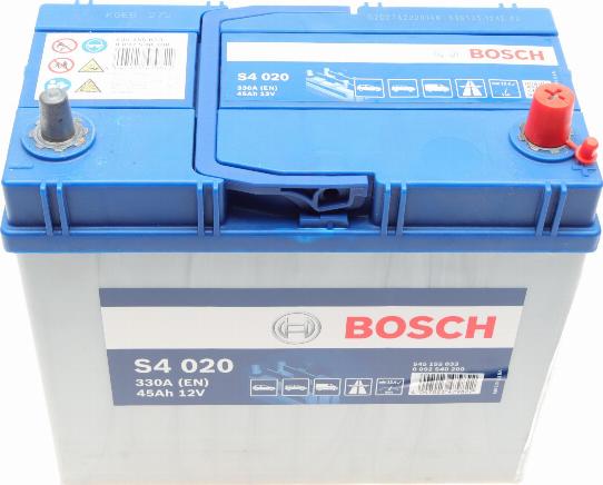 BOSCH 0 092 S40 200 - Μπαταρία εκκίνησης spanosparts.gr