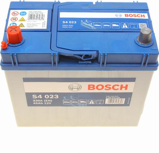 BOSCH 0 092 S40 230 - Μπαταρία εκκίνησης spanosparts.gr