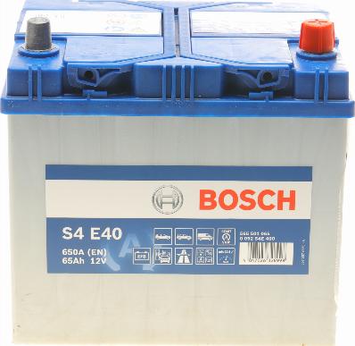 BOSCH 0 092 S4E 400 - Μπαταρία εκκίνησης spanosparts.gr