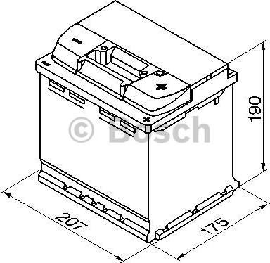 BOSCH 0 092 S50 020 - Μπαταρία εκκίνησης spanosparts.gr