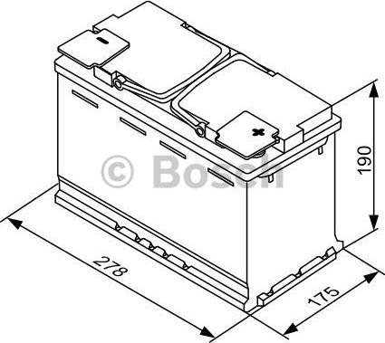 BOSCH 0 092 S5A 080 - Μπαταρία εκκίνησης spanosparts.gr