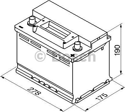 BOSCH 0 092 S30 080 - Μπαταρία εκκίνησης spanosparts.gr