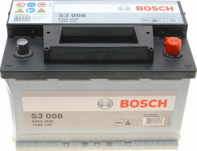 BOSCH 0 092 S30 080 - Μπαταρία εκκίνησης spanosparts.gr