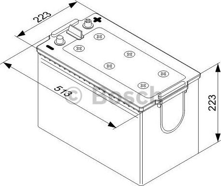 BOSCH 0 092 T40 770 - Μπαταρία εκκίνησης spanosparts.gr