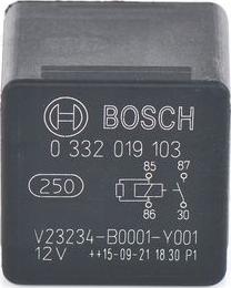 BOSCH 0 332 019 103 - Ρελέ, ρεύμα λειτουργίας spanosparts.gr
