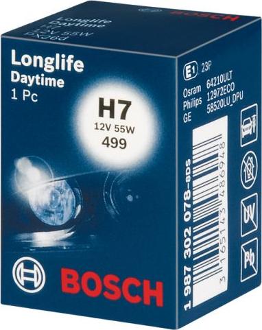 BOSCH 1 987 302 078 - Λυχνία, μεγάλα φώτα spanosparts.gr