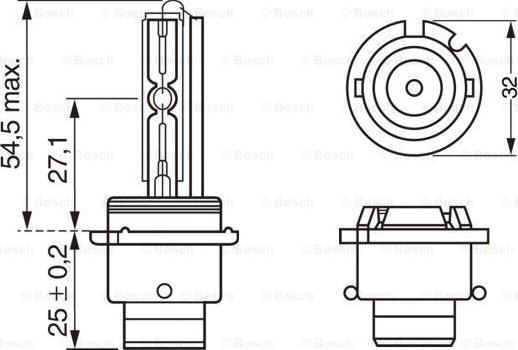 BOSCH 1 987 302 851 - Λυχνία, προβολείς spanosparts.gr