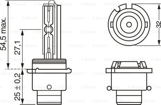 BOSCH 1 987 302 852 - Λυχνία, προβολείς spanosparts.gr