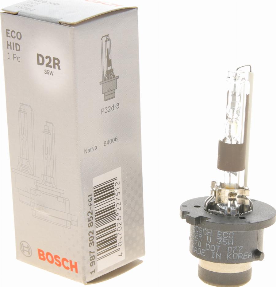 BOSCH 1 987 302 852 - Λυχνία, προβολείς spanosparts.gr
