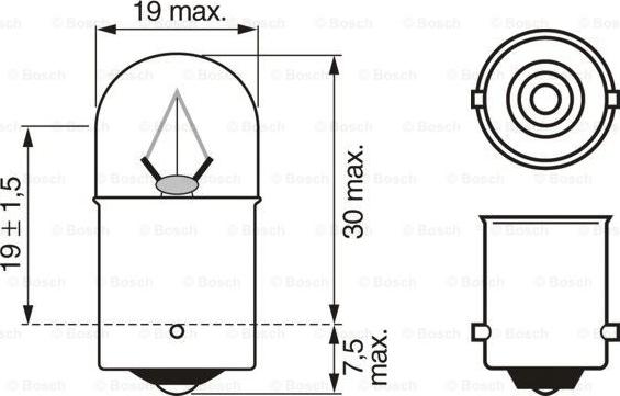 BOSCH 1 987 302 869 - Λυχνία, φλας spanosparts.gr