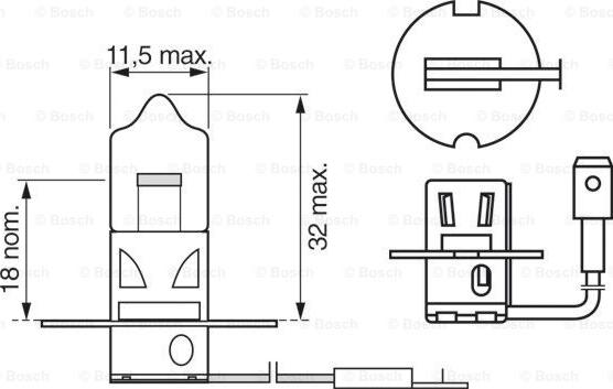BOSCH 1 987 302 861 - Λυχνία, μεγάλα φώτα spanosparts.gr