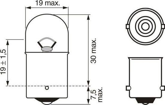 BOSCH 1 987 302 816 - Λυχνία, φλας spanosparts.gr