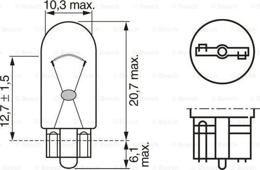 BOSCH 1 987 302 818 - Λυχνία, φλας spanosparts.gr