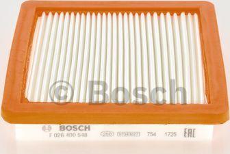 BOSCH F 026 400 548 - Φίλτρο αέρα spanosparts.gr