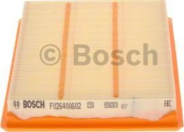 BOSCH F 026 400 602 - Φίλτρο αέρα spanosparts.gr