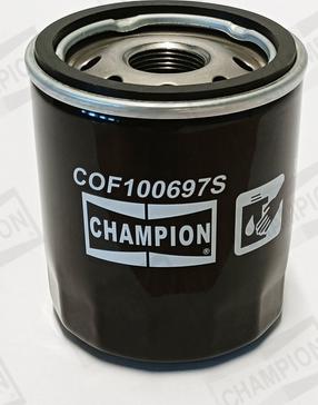 Champion COF100697S - Φίλτρο λαδιού spanosparts.gr