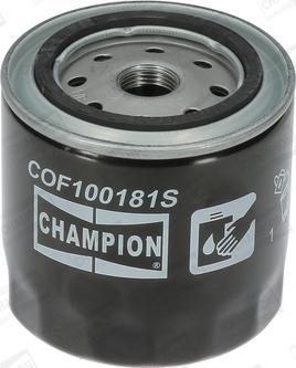 Champion COF100181S - Φίλτρο λαδιού spanosparts.gr