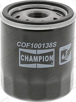 Champion COF100138S - Φίλτρο λαδιού spanosparts.gr