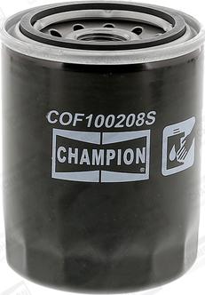 Champion COF100208S - Φίλτρο λαδιού spanosparts.gr