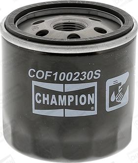Champion COF100230S - Φίλτρο λαδιού spanosparts.gr