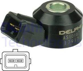 Delphi AS10167 - Αισθητήρας κρούσης spanosparts.gr