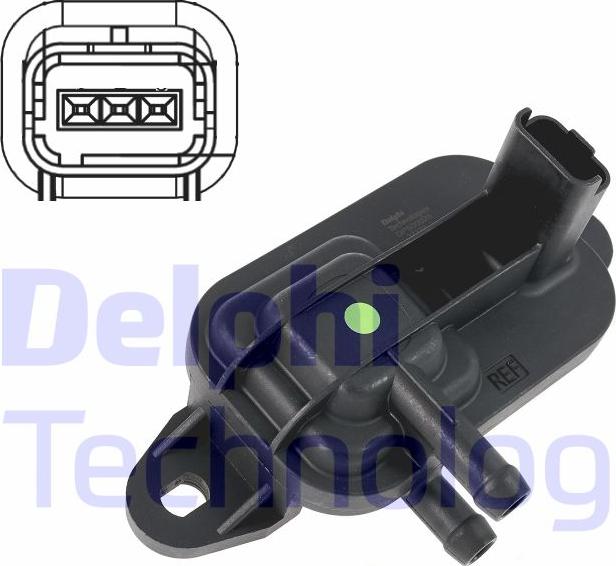 Delphi DPS00025-12B1 - Αισθητήρας, πίεση καυσαερίων spanosparts.gr