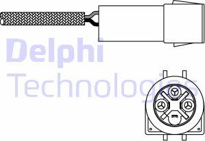 Delphi ES10993-12B1 - Αισθητήρας λάμδα spanosparts.gr
