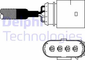 Delphi ES10981-12B1 - Αισθητήρας λάμδα spanosparts.gr