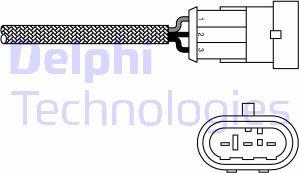 Delphi ES10971-12B1 - Αισθητήρας λάμδα spanosparts.gr