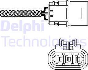 Delphi ES10456-12B1 - Αισθητήρας λάμδα spanosparts.gr