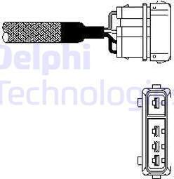 Delphi ES10333-12B1 - Αισθητήρας λάμδα spanosparts.gr