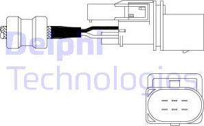 Delphi ES11014-12B1 - Αισθητήρας λάμδα spanosparts.gr