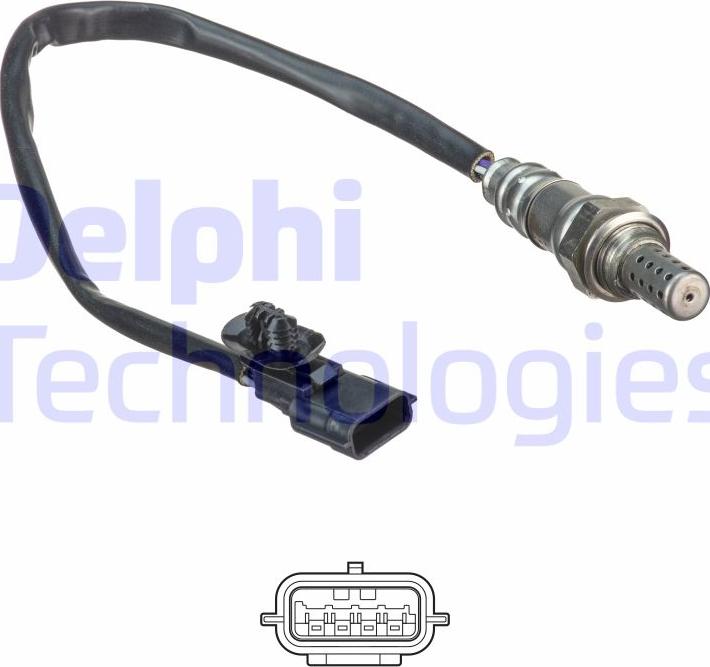 Delphi ES20522-12B1 - Αισθητήρας λάμδα spanosparts.gr