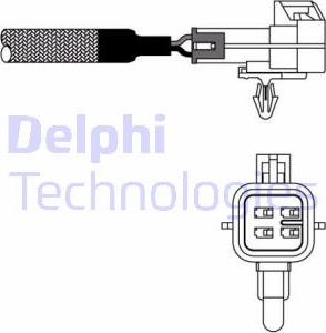 Delphi ES20140-12B1 - Αισθητήρας λάμδα spanosparts.gr