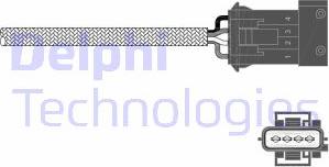 Delphi ES20337-12B1 - Αισθητήρας λάμδα spanosparts.gr