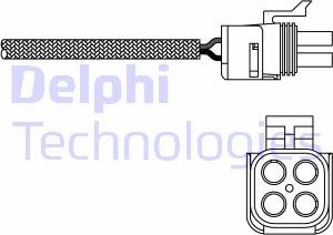 Delphi ES20273-12B1 - Αισθητήρας λάμδα spanosparts.gr