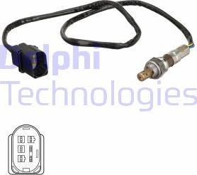 Delphi ES21099-12B1 - Αισθητήρας λάμδα spanosparts.gr