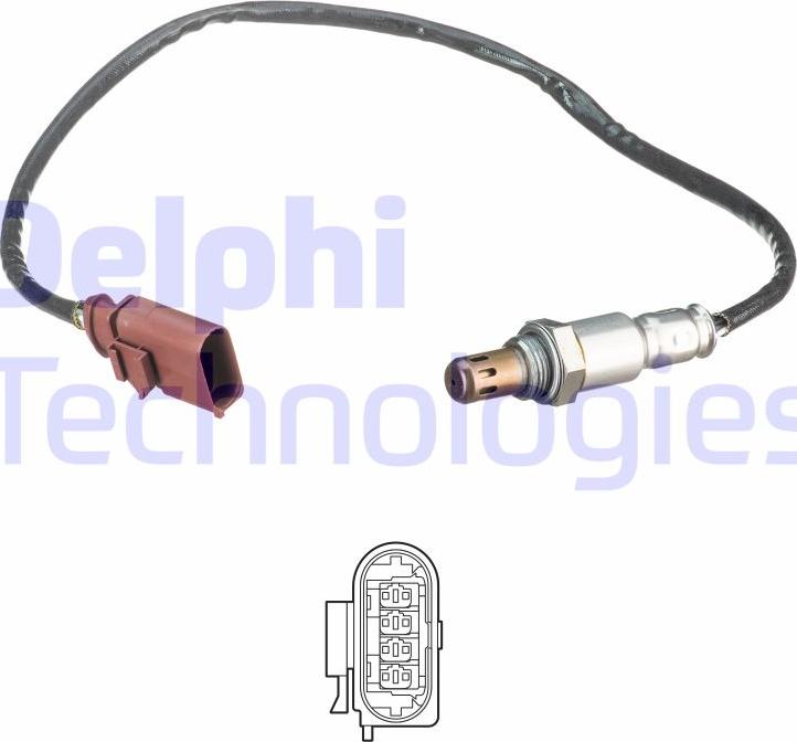 Delphi ES21089-12B1 - Αισθητήρας λάμδα spanosparts.gr