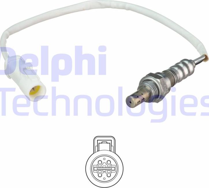 Delphi ES21087-12B1 - Αισθητήρας λάμδα spanosparts.gr