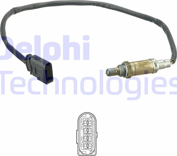 Delphi ES21120-12B1 - Αισθητήρας λάμδα spanosparts.gr