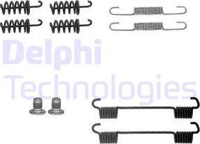 Delphi LY1360 - Σετ βοηθ. εξαρτημάτων, σιαγόνες χειρόφρενου spanosparts.gr