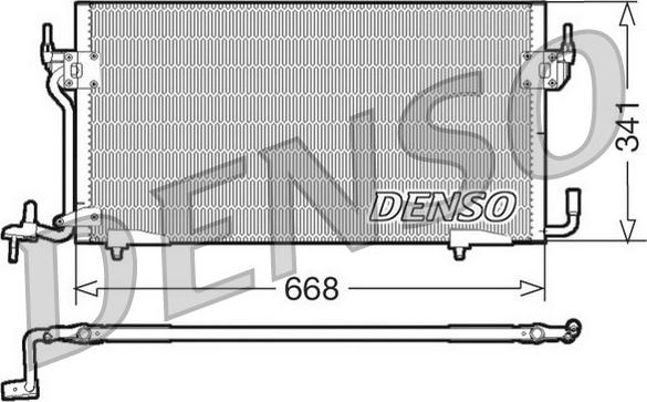 Denso DCN07060 - Συμπυκνωτής, σύστ. κλιματισμού spanosparts.gr