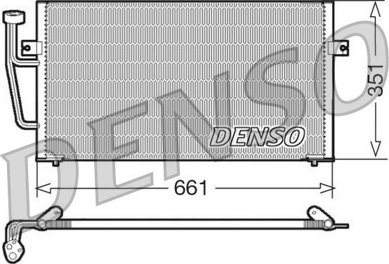 Denso DCN33008 - Συμπυκνωτής, σύστ. κλιματισμού spanosparts.gr
